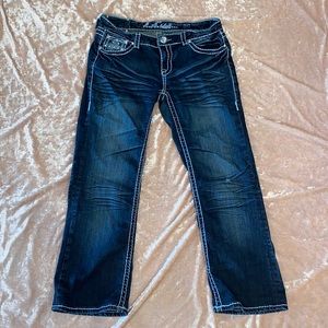 LA Idol dark wash jeans size 11